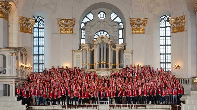 Meisterfeier 2017 im Hamburger Michel