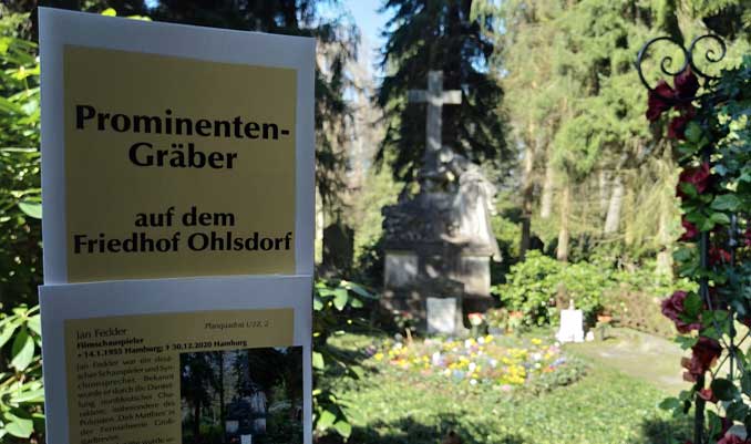 Der Flyer Friedhof Ohlsdorf
